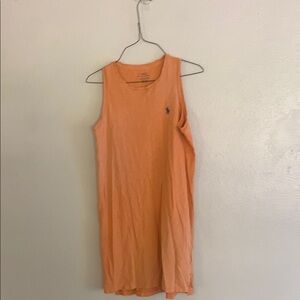 Orange Sleeveless Dress